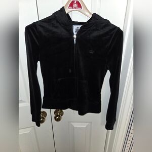 Juicy Couture Black Velour Hoodie